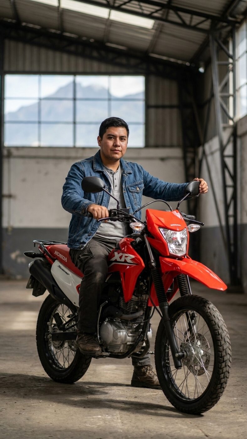Honda XR en taller